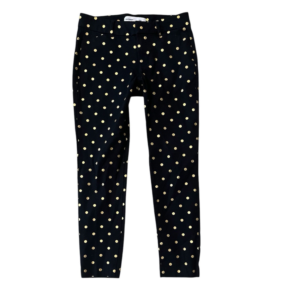 Old Navy • Gold Foil Polka Dot Pixie Pants - 4
